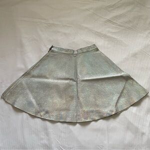 American Apparel holographic skirt